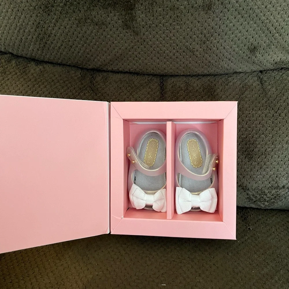 NWT MINI MELISSA My First Mini Melissa Baby Ultragirl Maryjane Flats Size 3